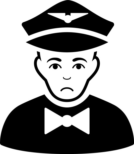 悲哀的乘务员黑色偶像图片下载