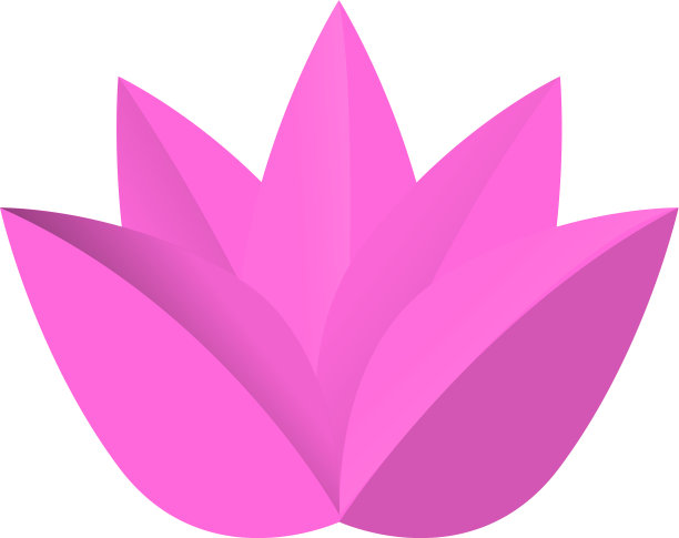 孤立的莲花标志图片下载