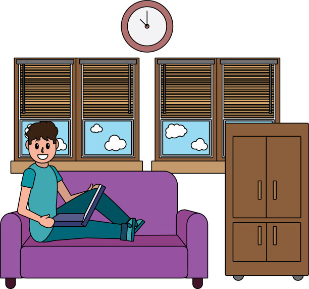 年轻人卡通图片下载