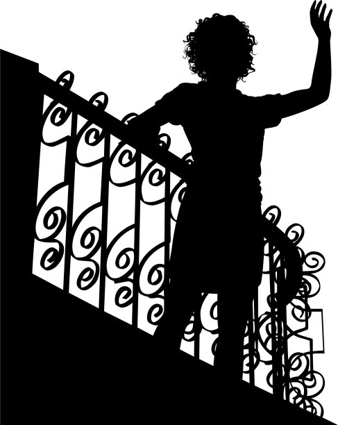 阳台波轮廓图片下载