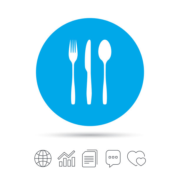 叉、刀、汤匙、餐具套装图片下载