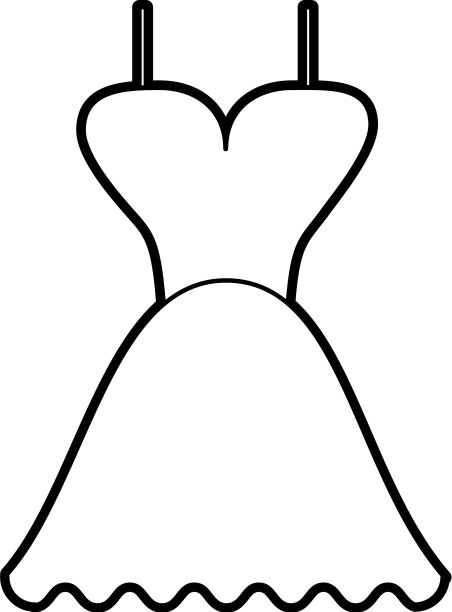 素描剪影形象婚纱时尚图片下载