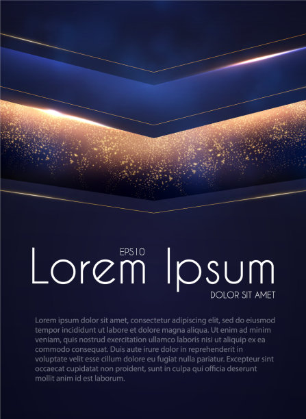 抽象几何线背景与黄金图片下载