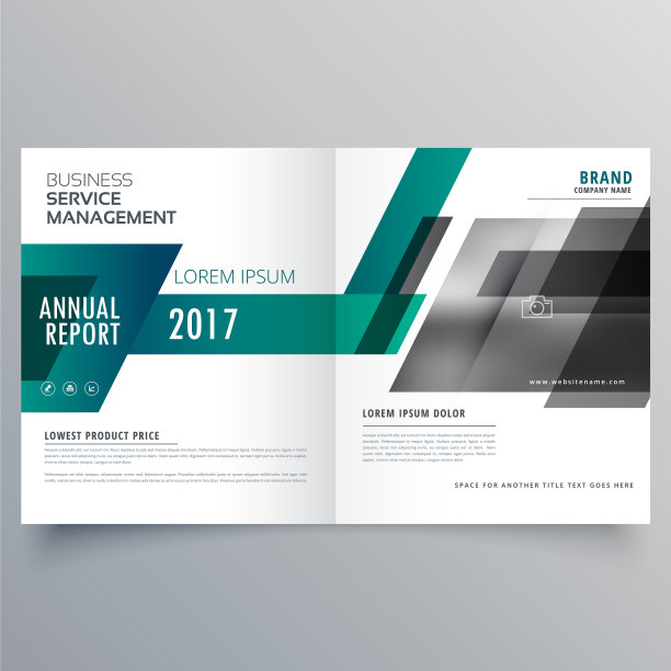 公司双层宣传册设计模板封面图片下载