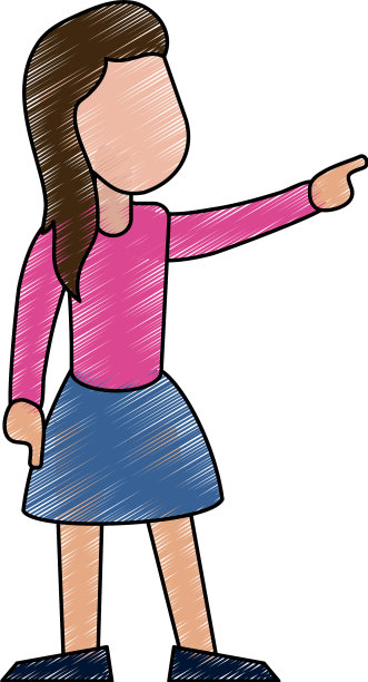 女人不知名的卡通图片下载