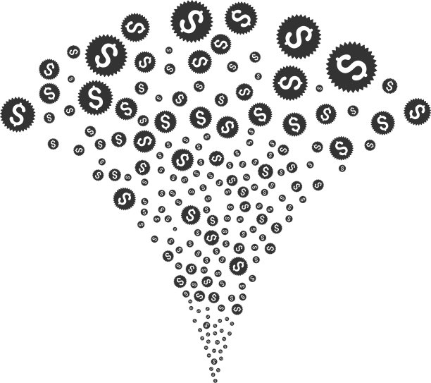 财务印章喷泉流图片下载