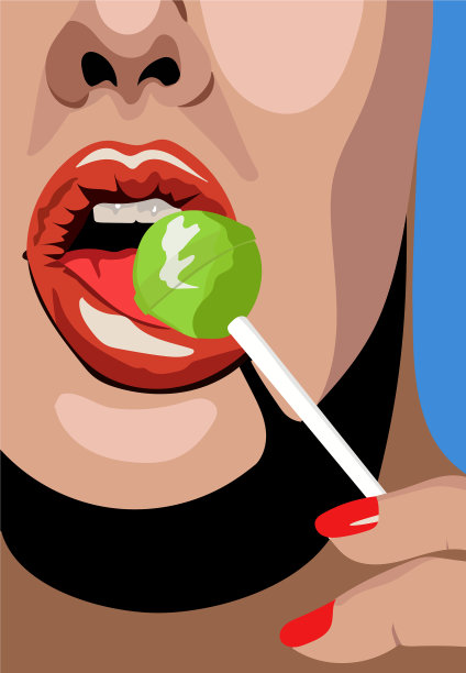 嘴唇和噗噗图片下载