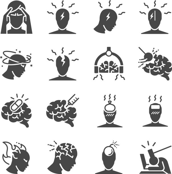 头痛图标设置图片下载