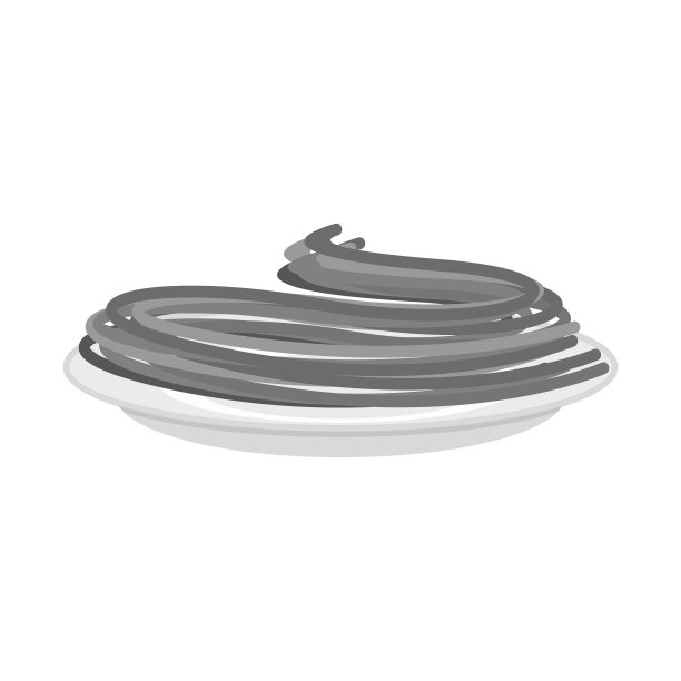 黑墨鱼意面在盘子里孤立意大利面图片下载