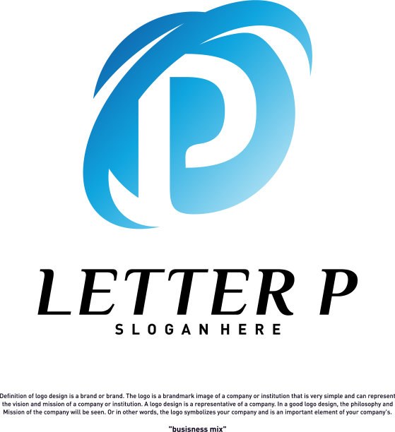字母p标志设计概念首字母p标志图片下载