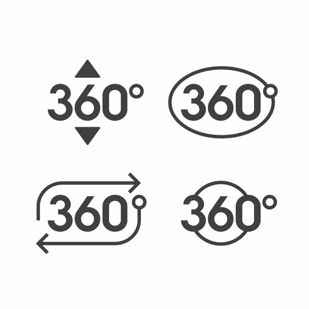360度视角标志图标图片下载