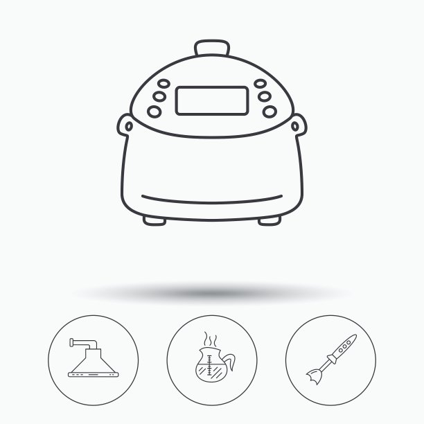 咖啡厨房罩和搅拌机图片下载