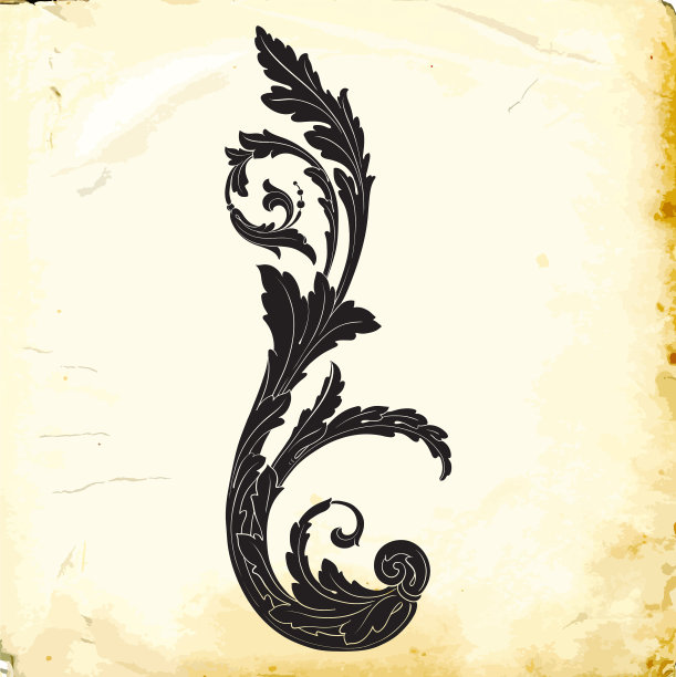 巴洛克复古元素的设计图片下载