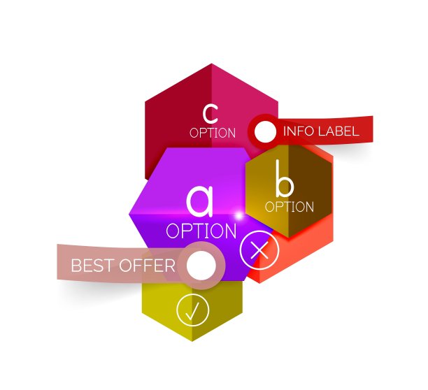 摘要信息图形几何模板图片下载