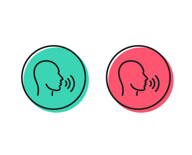 人唱线偶像说话标志图片下载