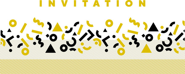 几何金色和黑色图案图片下载