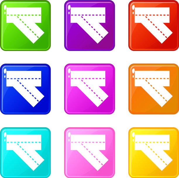 转向道路图标9设置图片下载