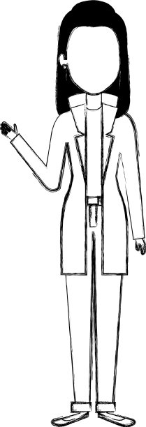 美丽的女商人的化身图片下载