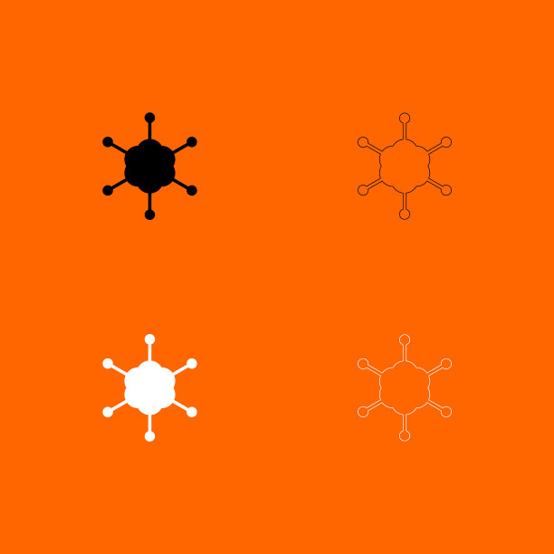 商务网黑白设置图标图片下载