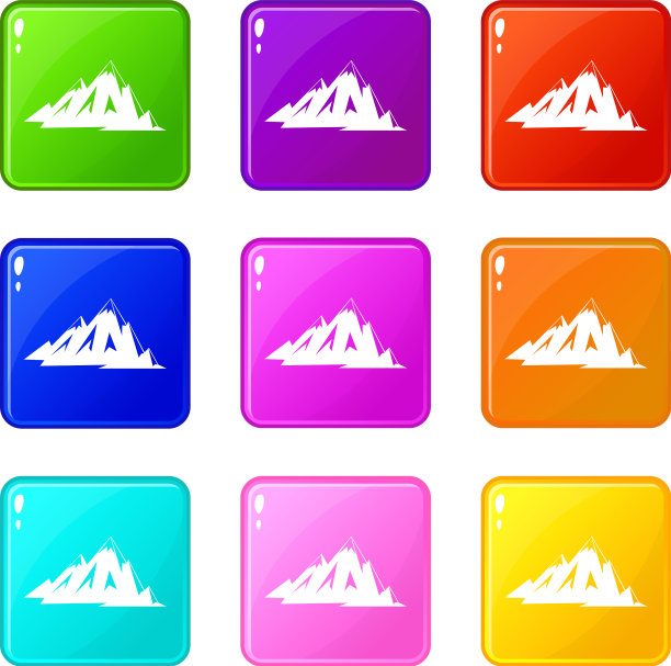 加拿大山脉图标9设置图片下载