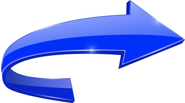 蓝色箭头图片下载