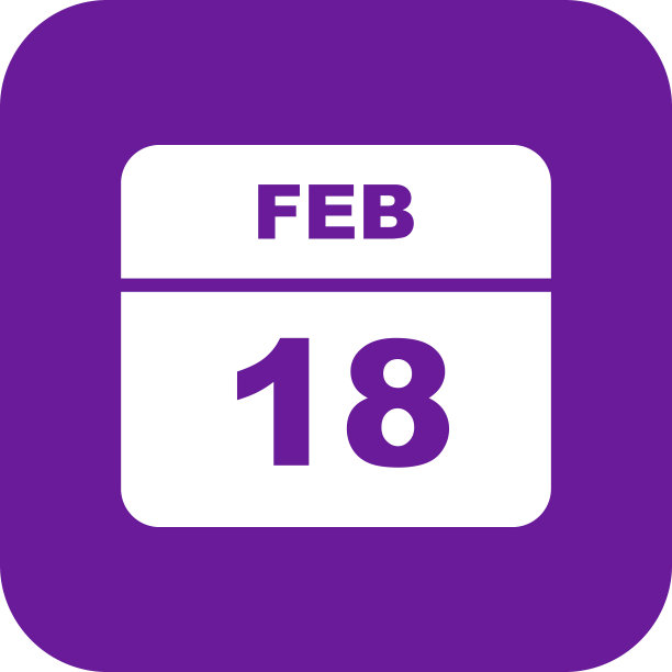 2月18日是单历的日期图片下载