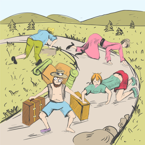 连环画的尽头是一条看得见疲倦的路图片下载