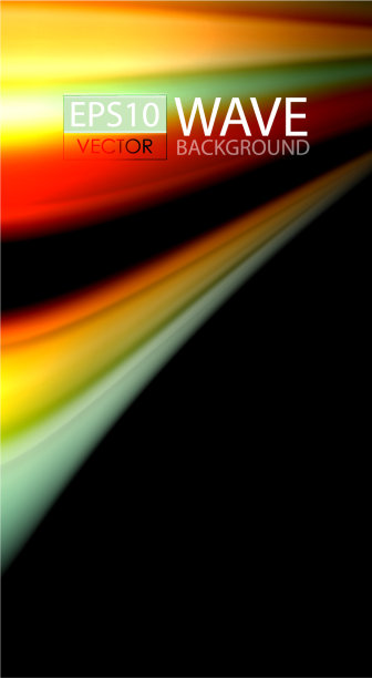 模糊颜色波线抽象背景图片下载