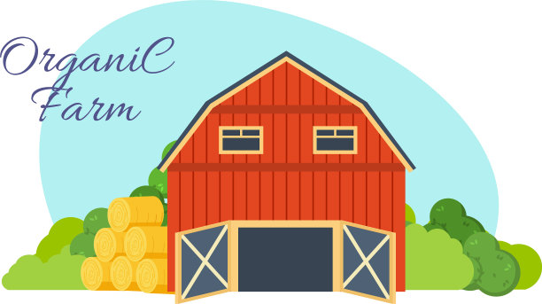 农场周围是农田农业图片下载