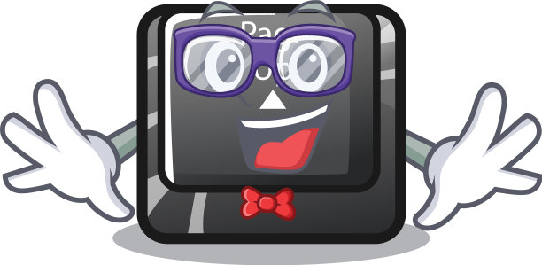 极客按钮页面上与字符隔离图片下载