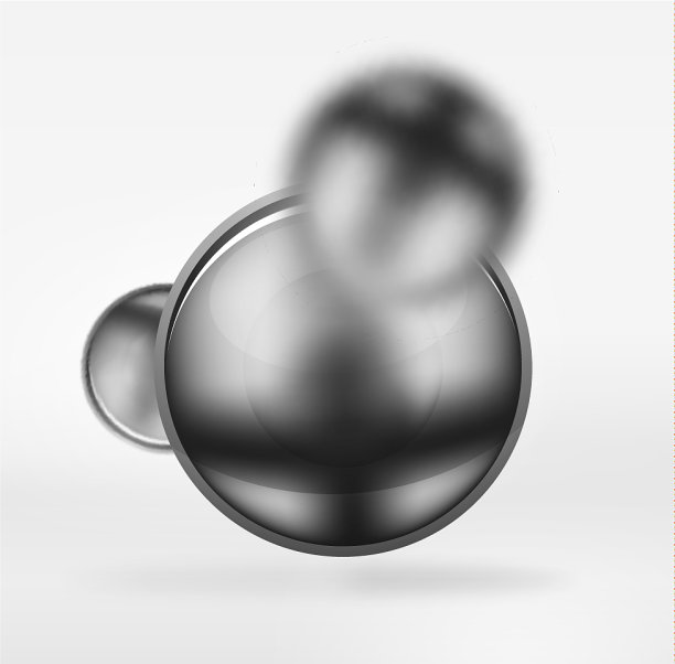 科技模糊了圆球和圆球的光泽图片下载