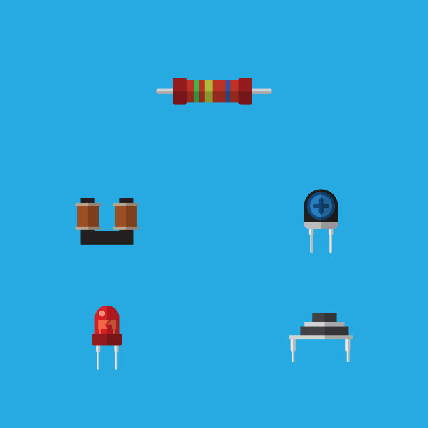 平面图标技术一套接收传感器图片下载