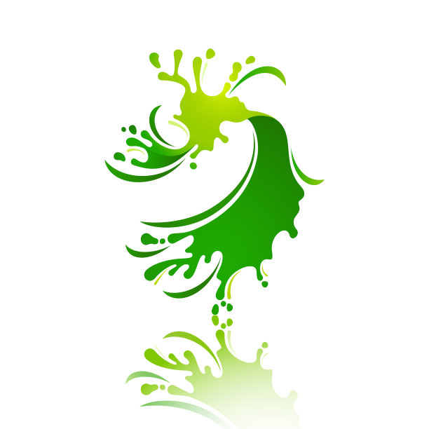 溅色波与反射图片下载