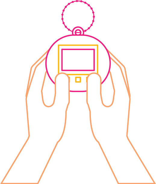 两个电子电子宠物设备口袋玩具图片下载