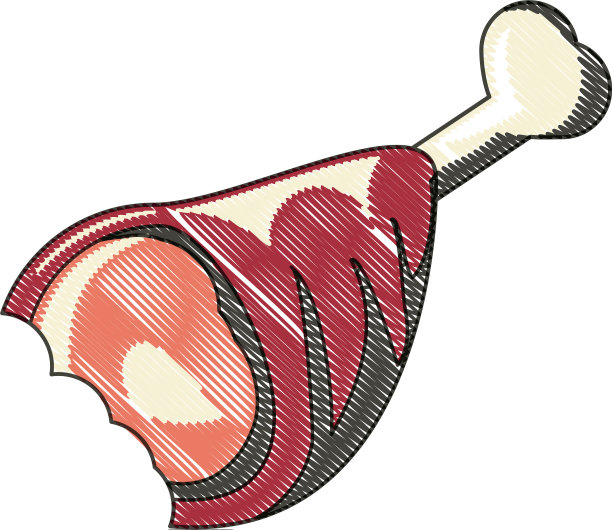 咬腿图标图片下载