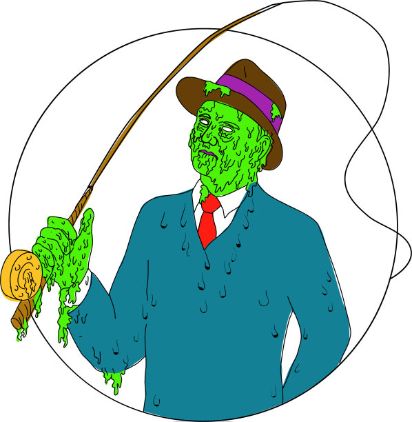 匪徒渔夫飞竿卷轴污垢艺术图片下载