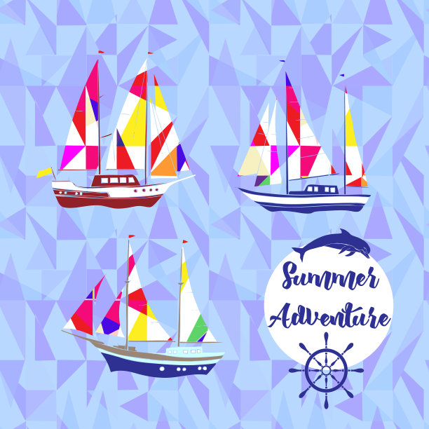 有船的海洋背景图片下载