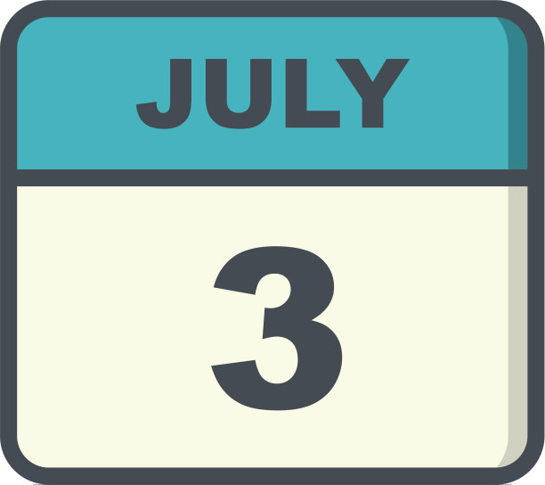 7月3日是单日日历图片下载