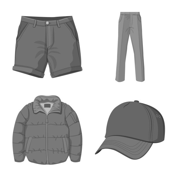 设计男人和服装标志套男人图片下载