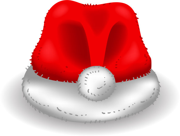 现实圣诞老人的红帽子图片下载