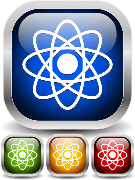 符号分子原子符号图标化学图片下载