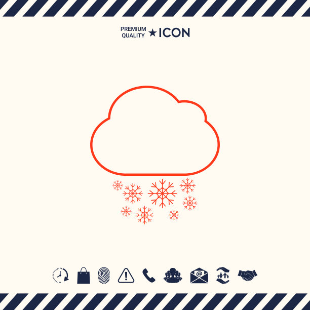 云雪线图标图片下载