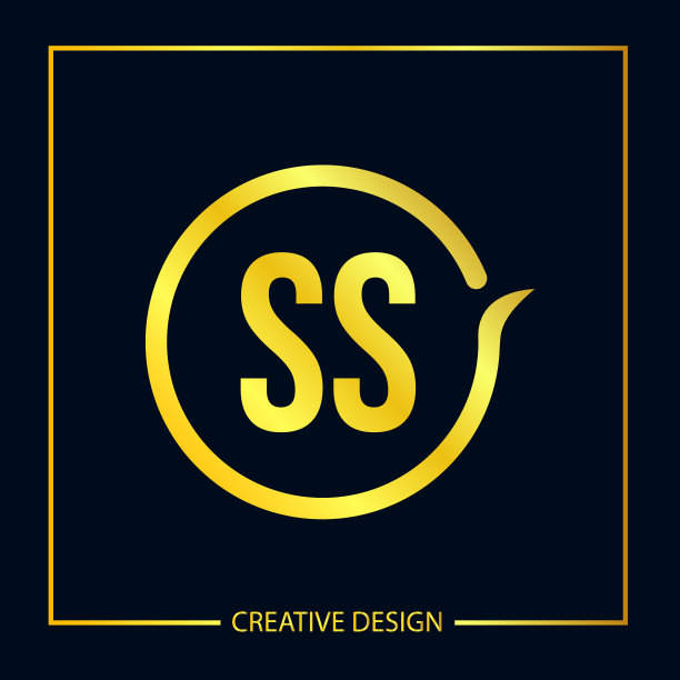 首字母ss标志模板设计图片下载