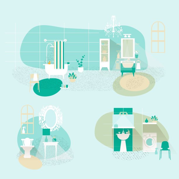 浴室内部设置图片下载