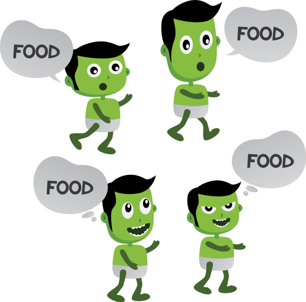 绿色僵尸怪物角色图片下载