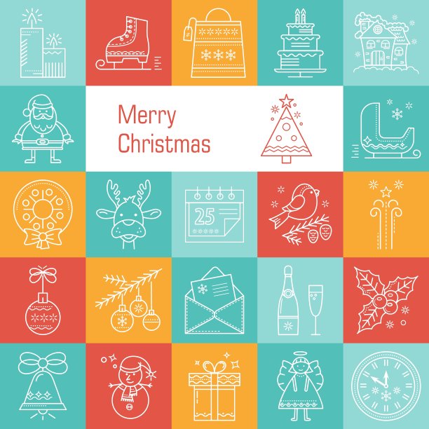 图标设置新年圣诞节图片下载