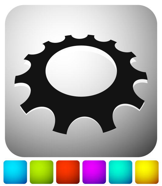 齿轮齿轮图标用于维修开发和图片下载