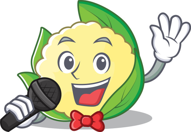 花椰菜卡通人物唱法图片下载