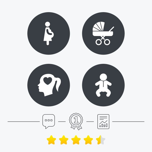 孕妇图标婴儿婴儿怀孕车图片下载