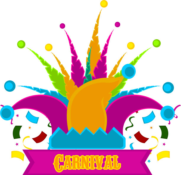 丑角帽和派对装饰品图片下载